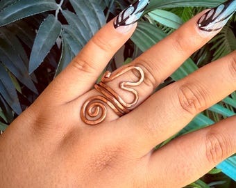 Copper Heart Ring