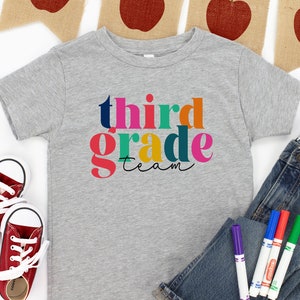 Third Grade Squad Shirt, Third Grade Shirt, Back To School Shirt, Third Grade Teacher Shirt, First Day Of School Shirt,Hello School Tee