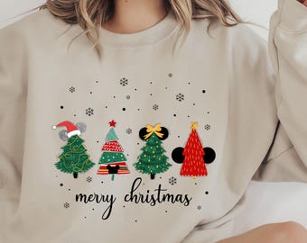 Mickey Christmas Tree Shirt, Mickey Shirt, Christmas Shirt, Christmas Disney Shirt, Christmas Shirt, Christmas Sweatshirt, Winter, Christmas