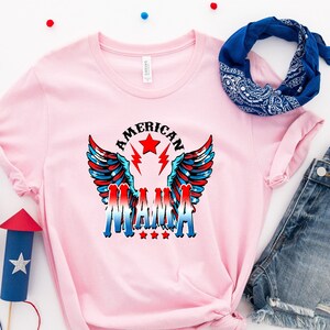 American Mama Shirt,4th of July Shirt, 4th of July, Independence Day Shirt, Fourt of July, Retro America Shirt, America Shirt, Usa Shirt