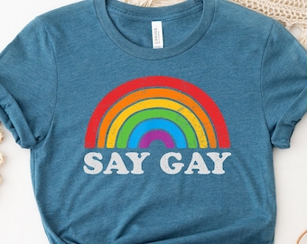 Zeg Gay Shirt, Pride Shirt, LGBTQ+ Shirt, LGBT Shirt, Gay Pride Shirt, Lesbian Pride Shirt, Gelijkheid Shirt, Trans Rights Shirt