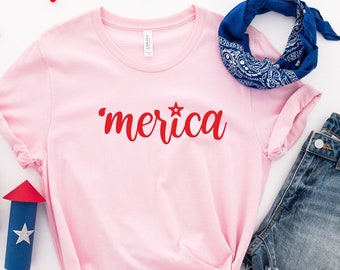 Merica Shirt, 4th Of July T-shirt, 4th of July, Fourt of July, Americana Shirt, Merica Tshirt ,America Shirt, Usa Shirt, Independence Shirt