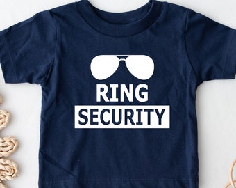Ring Security Shirt, Wedding Boys Shirt, Wedding Shirt, Ring Bearer Shirt, Matching Ring Security Shirt, Wedding Party Shirt, Reng Bearer
