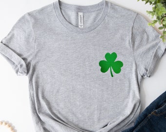 Embroidered St Patrick Leaf Shirt, Funny St Patrick Shirt,St Patrick's Shirt, Embroidery St Patrick's Day Shirt, St Patrick Sweatshirt