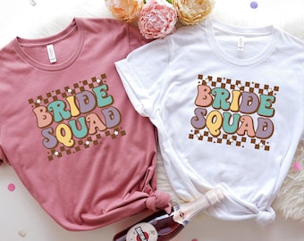 Bride Squad Shirt, Cute Bride Team Shirt, Bridesmaid Shirt, Wedding Shirt, Bride Team shirt, Bachelorette Party Shirt, Wedding Gift