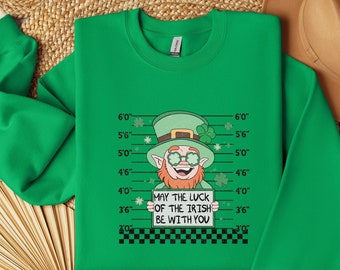 May the Luck of the Irish With You Shirt,St Patrick's Latte Shirt, Saint Patricks Day Shirt, Green St Patricks Day Shirt, Saint Patricks Day