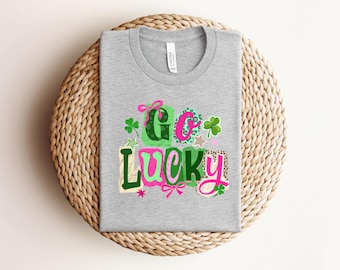 Go Lucky Shirt, St Patrick's Shirt, Saint Patricks Day Shirt, Green St Patricks Day Shirt, Saint Patricks Day