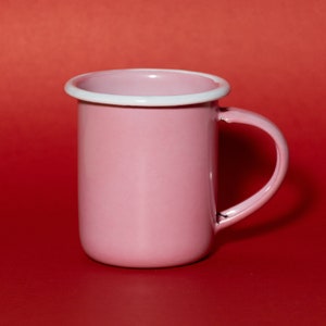 Handmade Colombian Pink Large-Sized Coffee Cup (from Medellin, Colombia)