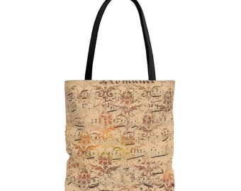 Music Tote Bag - Etsy