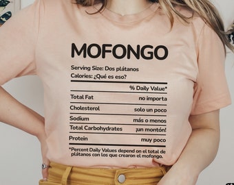 Puerto Rico Shirt,  Funny Mofongo Facts Shirt, Puerto Rico TShirt, Puerto Rican Shirt, Puerto Rico Gifts