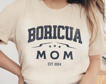 Boricua Mom 2024 TShirt, Puerto Rico Shirt, Puerto Rican Shirt, Puerto Rico Gifts, Boricua Shirt