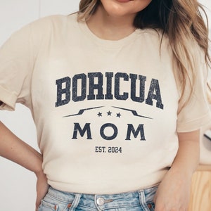 Boricua Mom 2024 TShirt, Puerto Rico Shirt, Puerto Rican Shirt, Puerto Rico Gifts, Boricua Shirt