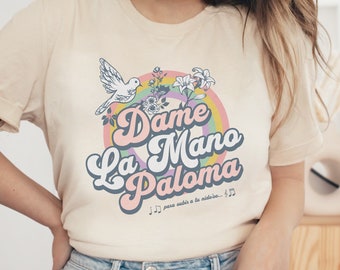 Puerto Rican Christmas Shirt, Christmas Boricua T Shirt, Puerto Rico Xmas TShirt, Puerto Rican Shirt, Puerto Rico Gifts, Dame La Mano Paloma