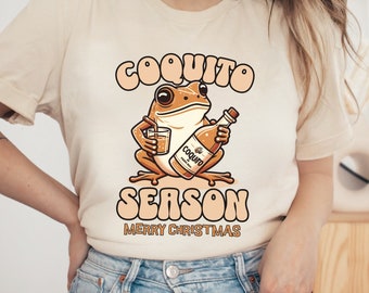 Coquito Season Puerto Rico Shirt, Christmas Boricua T Shirt, Puerto Rico Xmas TShirt, Puerto Rican Shirt, Puerto Rico Gifts, PR Souvenirs