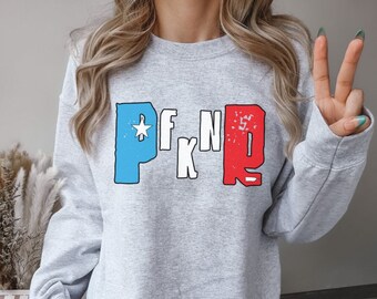 PFKNR Sweatshirt, PR Boricua Sweatshirt, Puerto Rico Souvenir, Puerto Rico Sweatshirt, Puerto Rican Sweater, Puerto Rico Gifts