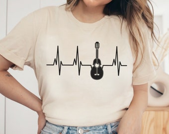 Puerto Rico Shirt, Cuatro Puertorriqueno Heartbeat, Boricua Shirt, Puerto Rico TShirt, Puerto Rican Shirt, Puerto Rico Gifts