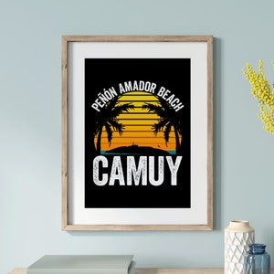 Puerto Rico Wall Art, Pitorro, Peñón Amador Camuy, Puerto Rican Art, Poster Prints Art, Boricua Home Decor, Puerto Rico Souvenir