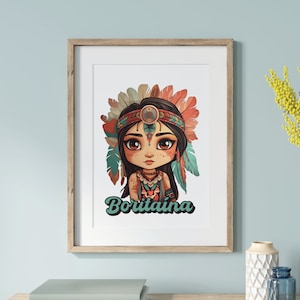 Puerto Rico Wall Art, Boricua Taína, Boritaína, Puerto Rican Art, Poster Prints Art, Boricua Home Decor, Puerto Rico Souvenir