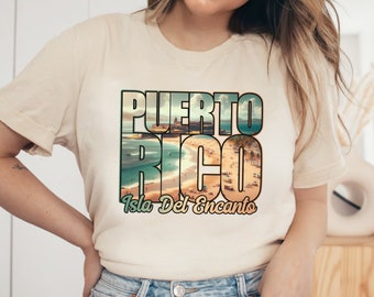 Puerto Rico Isla Del Encanto Shirt | Boricua TShirt | Puerto Rican T Shirt | Puerto Rico Gifts | Boricua Tee