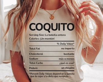 Puerto Rico Shirt, Funny Coquito Facts, Boricua Shirt, Puerto Rico TShirt, Puerto Rican Shirt, Puerto Rico Gifts
