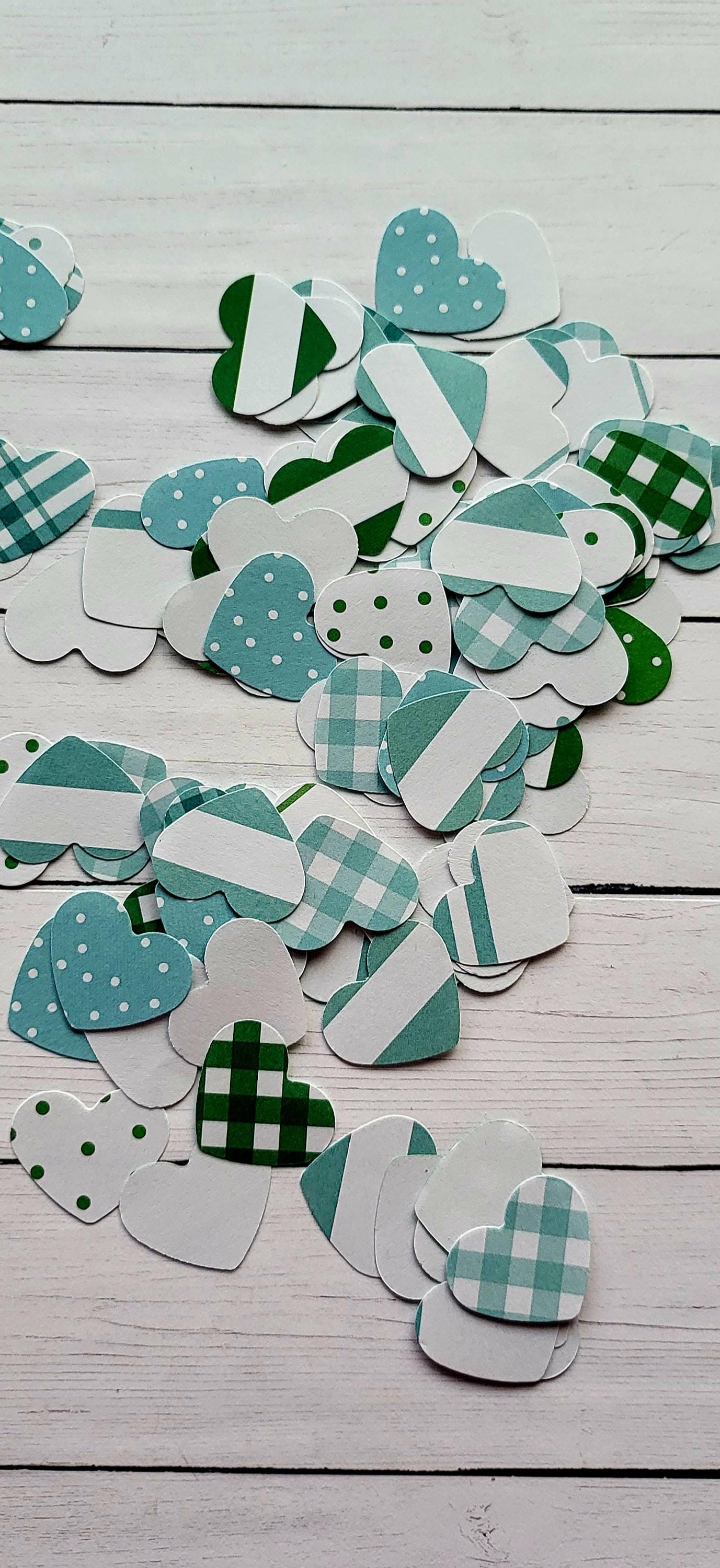 Assorted Paper Hearts – Handmade Confetti for Scrapbooks, Journals ...