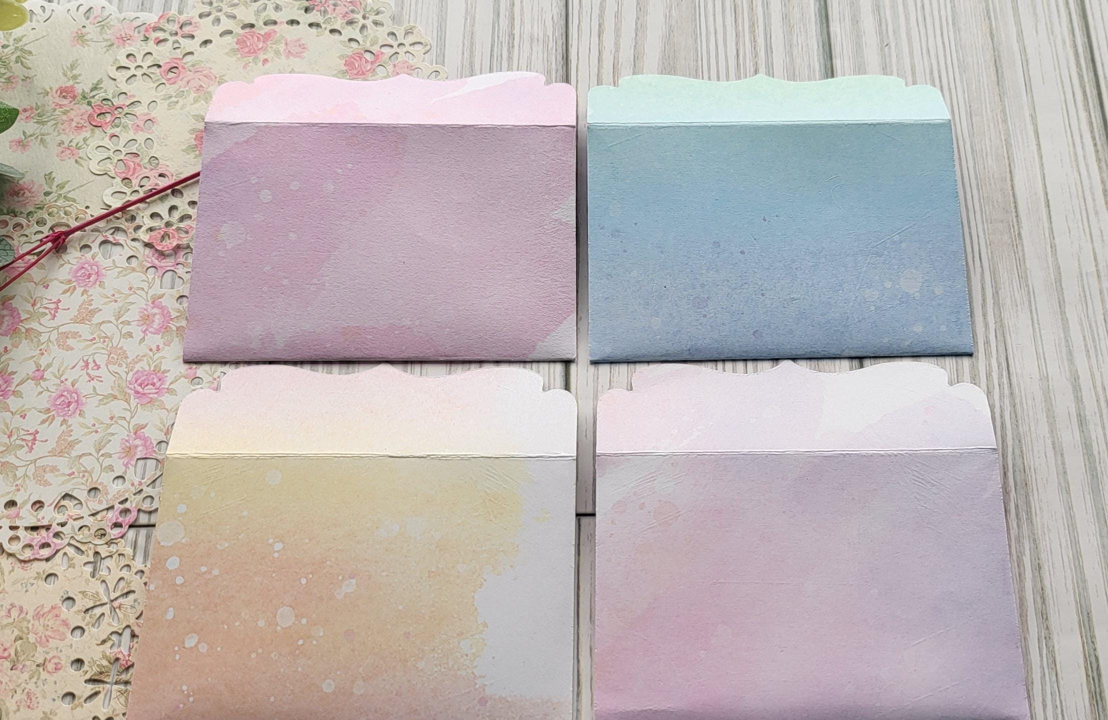 Mini Cardstock Mini Cardstock Envelope Set: Assorted Colors, Gift Enclosure Cards (set ...