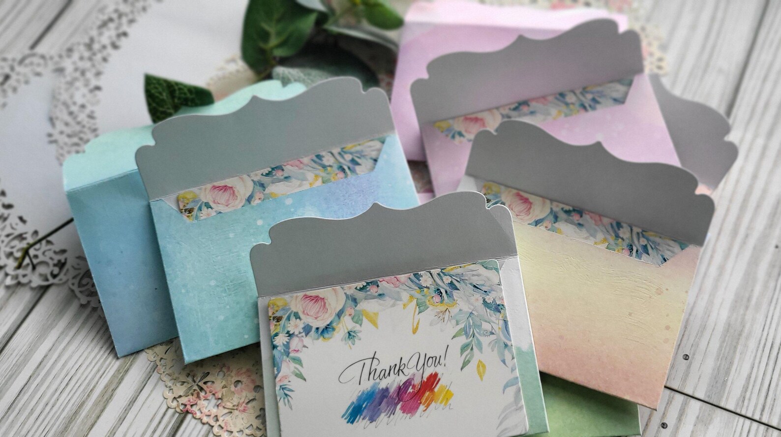 Mini Cardstock Mini Cardstock Envelope Set: Assorted Colors, Gift Enclosure Cards (set ...