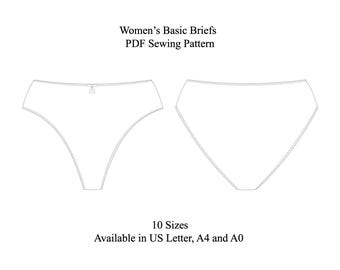 Women's Basic Briefs PDF Sewing Pattern