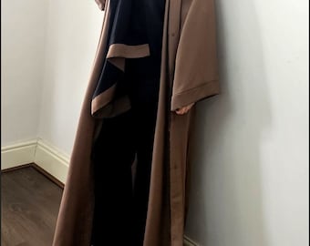 Abaya SLIP/UNDERSLIP / abaya innerslip black LONG sleeve long slip dress | abaya dress for women | abaya dubai | maxi dress |eid gift |