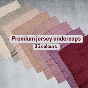 HIJAB UNDERCAP jersey tube premium quality bonnet cap chemo shawl hijab scarves undercap hijab cap stretcy jersey cap gift for her image 1