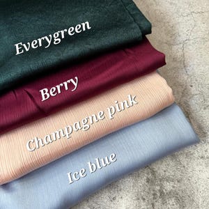 HIJAB SATIN CRINKLE premium hijab luxury eid gift for her hijab umrah special occasions wedding hijab image 7