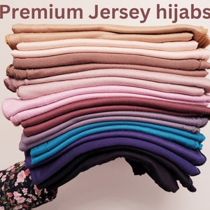 Hijab JERSEY scarf shawl headscarf headwrap premium quality Stretchy