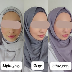 MODAL HIJAB & CAP set modal scarves and undercap jersey set shawl matching set premium dubai hijab emirati hijab gift set, jersey set image 6