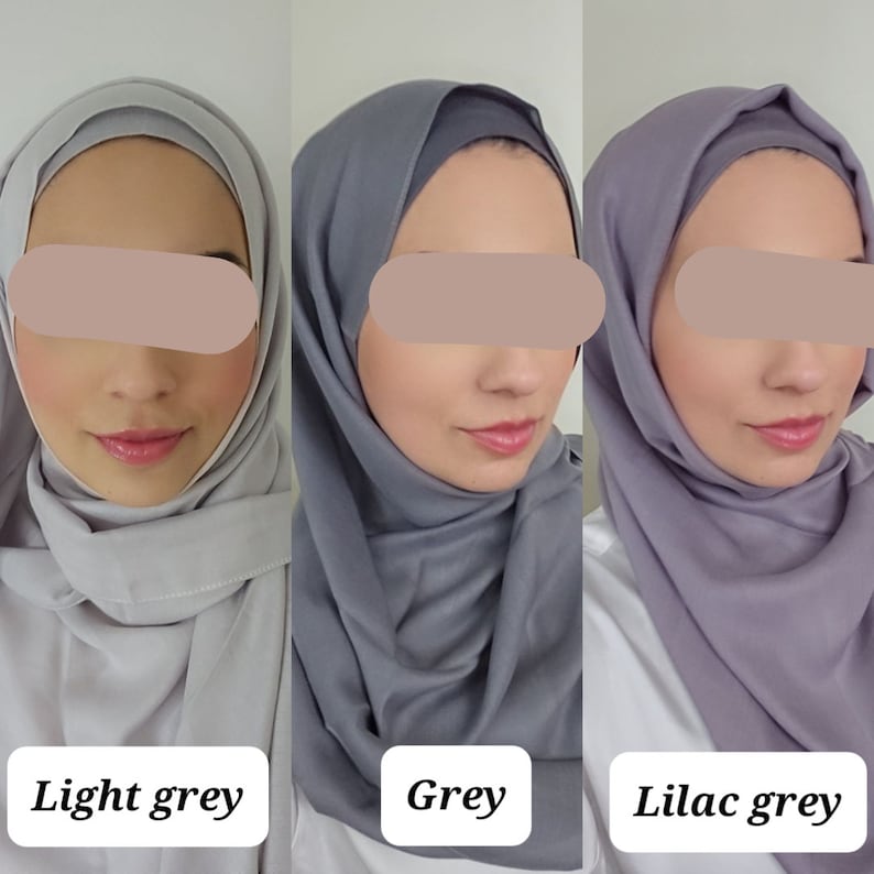 MODAL HIJAB & CAP set modal scarves and undercap jersey set shawl matching set premium dubai hijab emirati hijab gift set, jersey set image 6