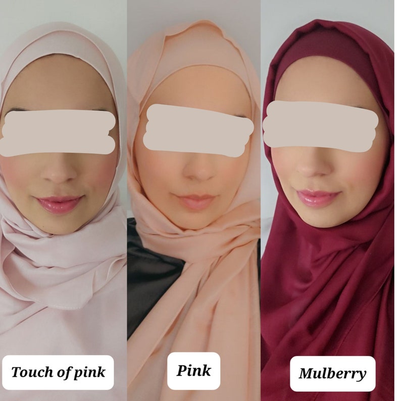 MODAL HIJAB & CAP set modal scarves and undercap jersey set shawl matching set premium dubai hijab emirati hijab gift set, jersey set image 4