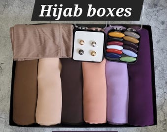 Hijab gift set CHIFFON hijab box gift for her chiffon hijab gift set personalised ramadan gift umrah gift hajj gift eid gift birthday