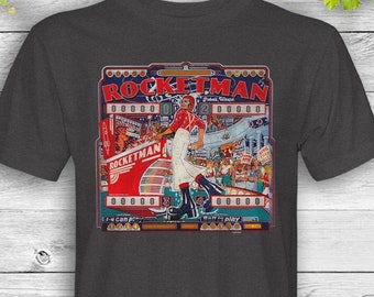Chemise Rocketman, T-shirt Pinball Wizard, chemise musique, T-shirt de concert, unisexe, vintage