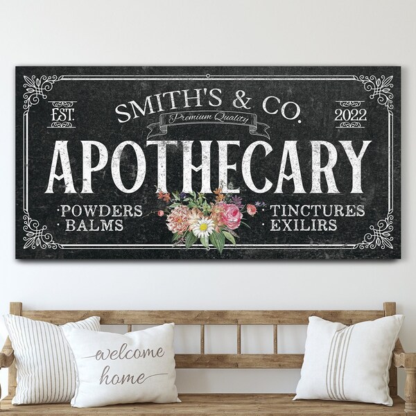 My Apothecary Sign Etsy