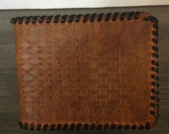 Deluxe Wallet Model #2/customized handmade leather wallet for men.