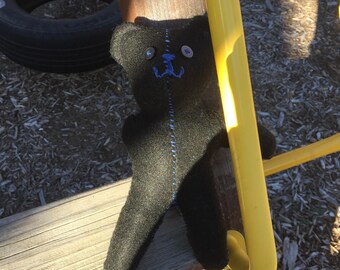 Otis You Matter teddy bear -hand sewn