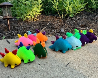 Mini Dinos! Cute and tiny! All handmade