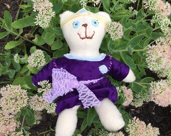 Princess Esmerelda - teddy bear - hand sewn