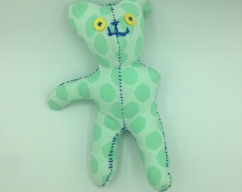 Elmer You Matter teddy bear-hand sewn