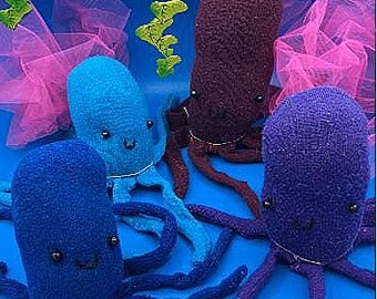 Sock Octopus! Sock-topus! Handmade