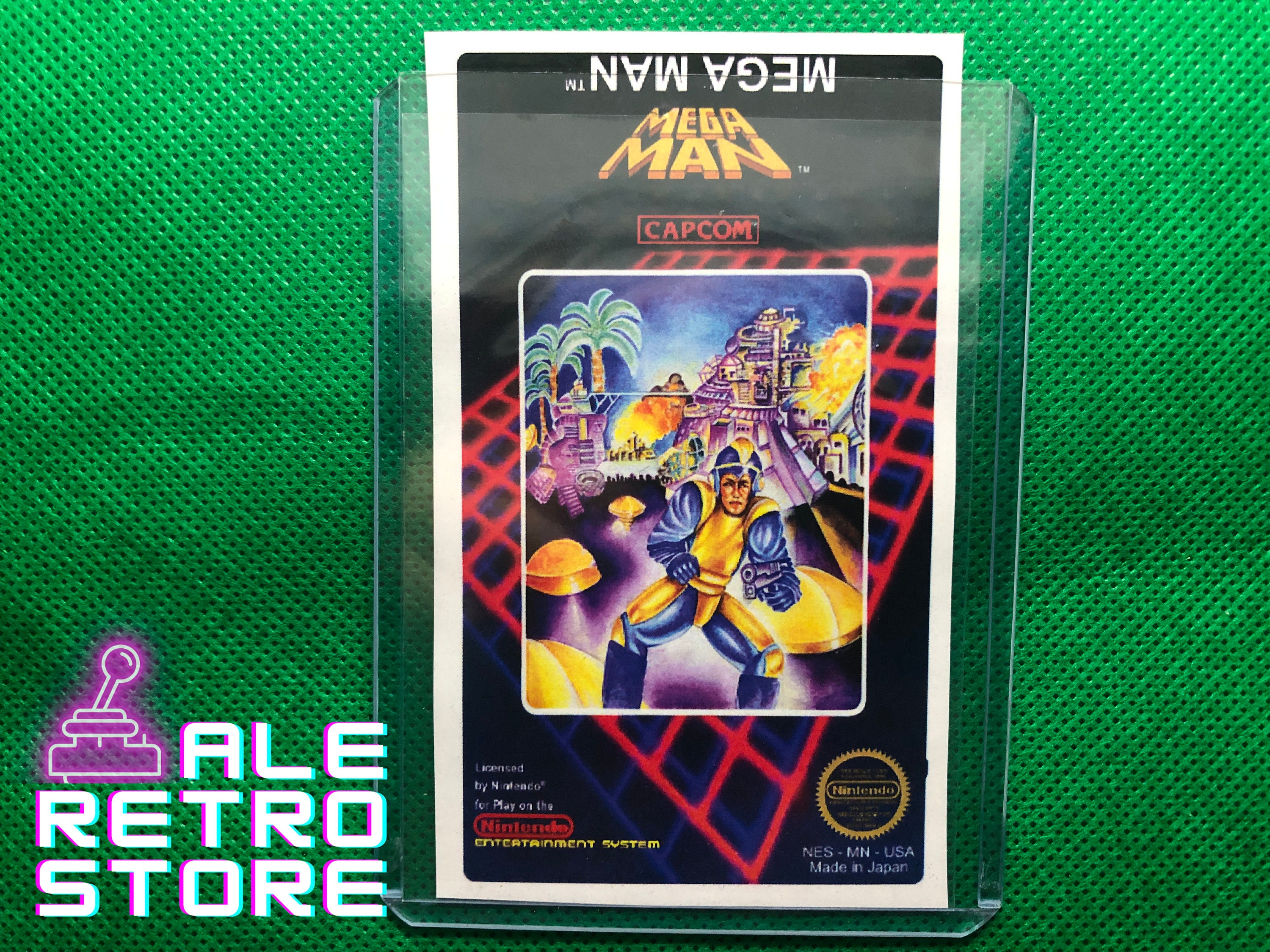 Mega Man Nintendo NES Replacement Label Sticker Glossy Finish - Etsy