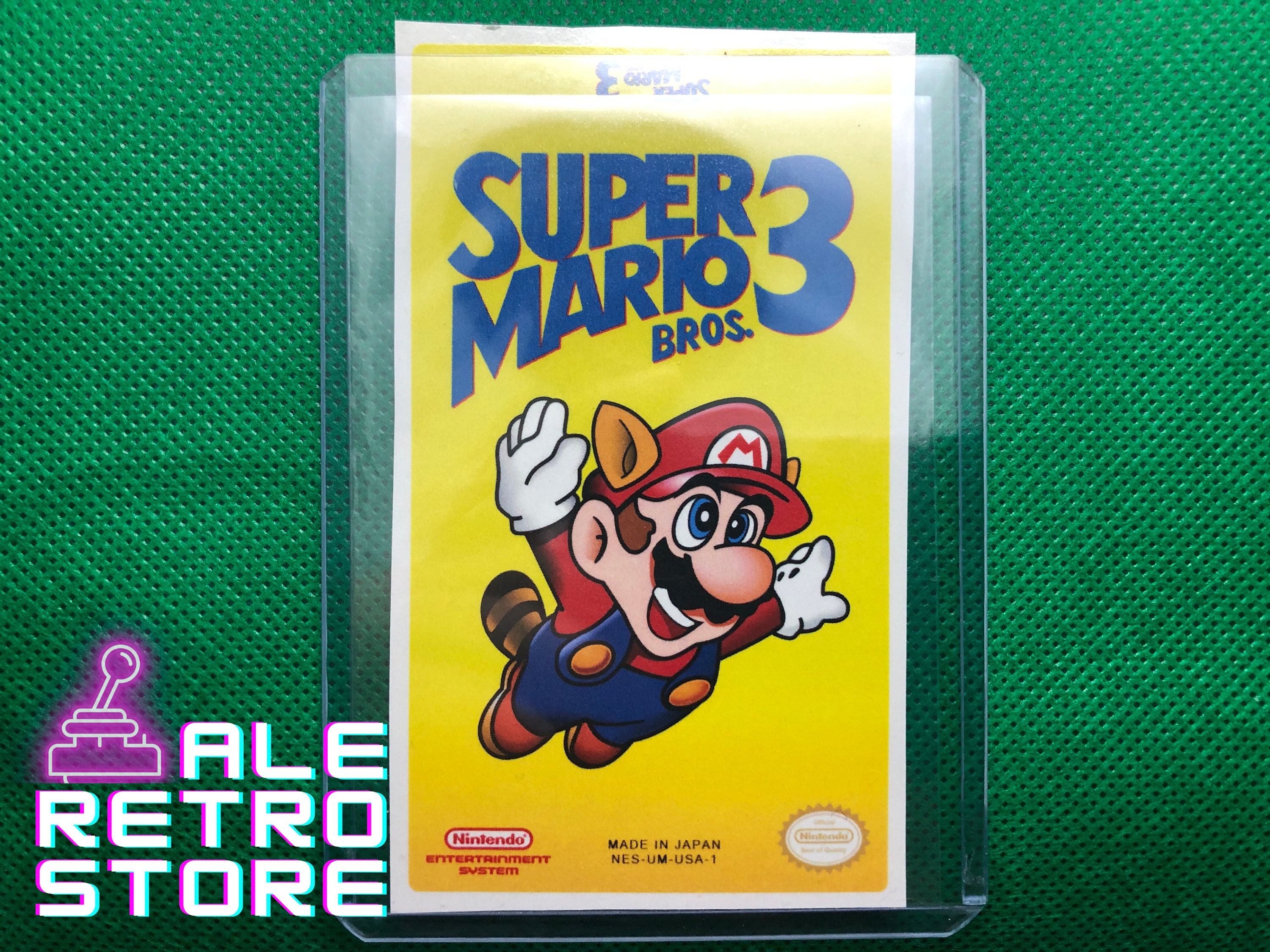Super Mario Bros 3 Nintendo NES Replacement Label Sticker Glossy Finish ...