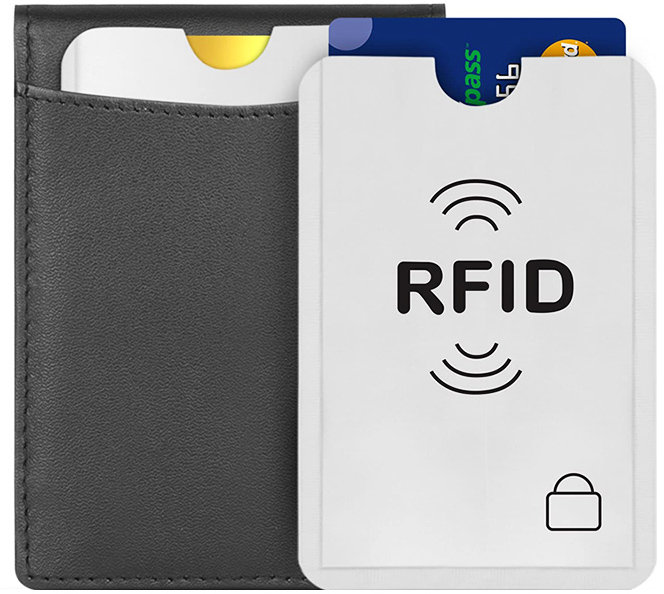 4-pack RFID Blocking Credit/debit/id Card Protector Sleeve Anti Theft ...