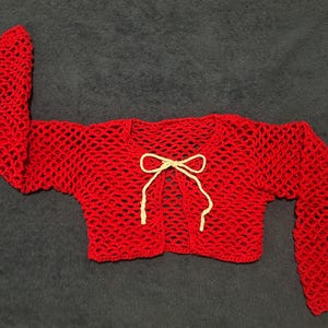 Mesh Cardigan Crochet