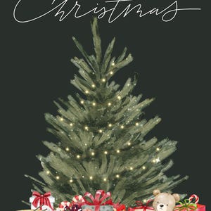 Chistmas Tree Digital Download Holiday Cards,tags,design,decor ...