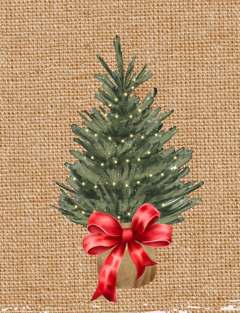 Chistmas Tree Digital Download Holiday Cards,tags,design,decor ...
